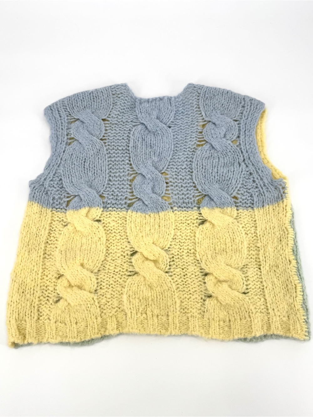 NWT Free People SoftSpun Alpaca/Wool Blend Loose Chunky Knit Boxy Crop Vest - Picture 7 of 11